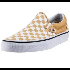 Yellow checkered vans